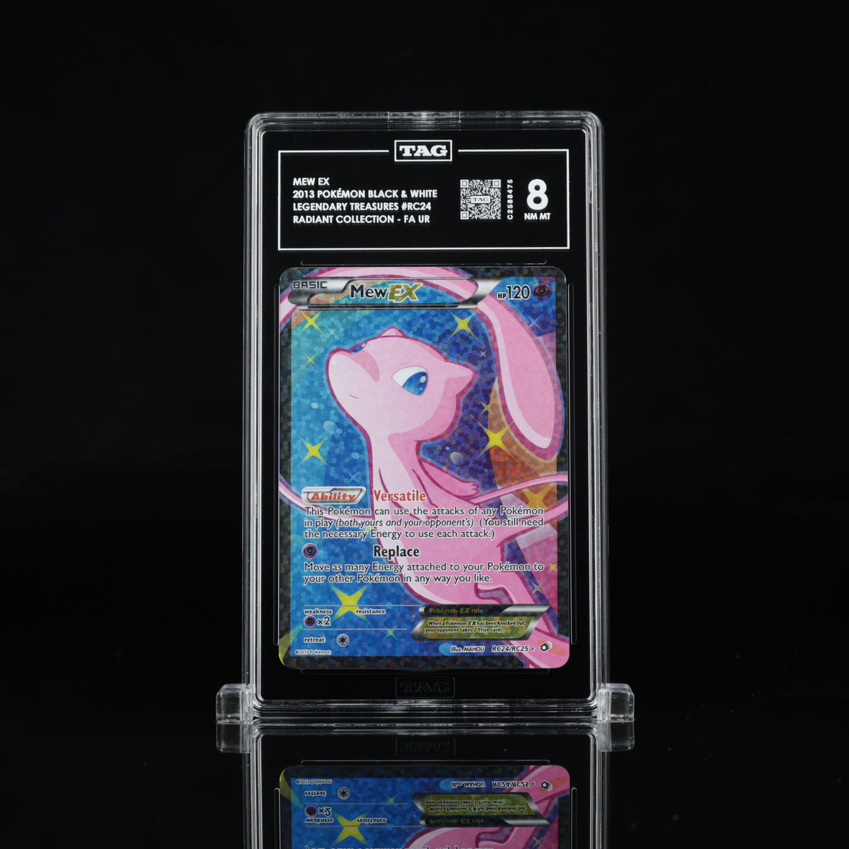 2013 Pokémon Legendary Treasures Mew EX RC24/RC25 Full Art – TAG 8 NM-MT