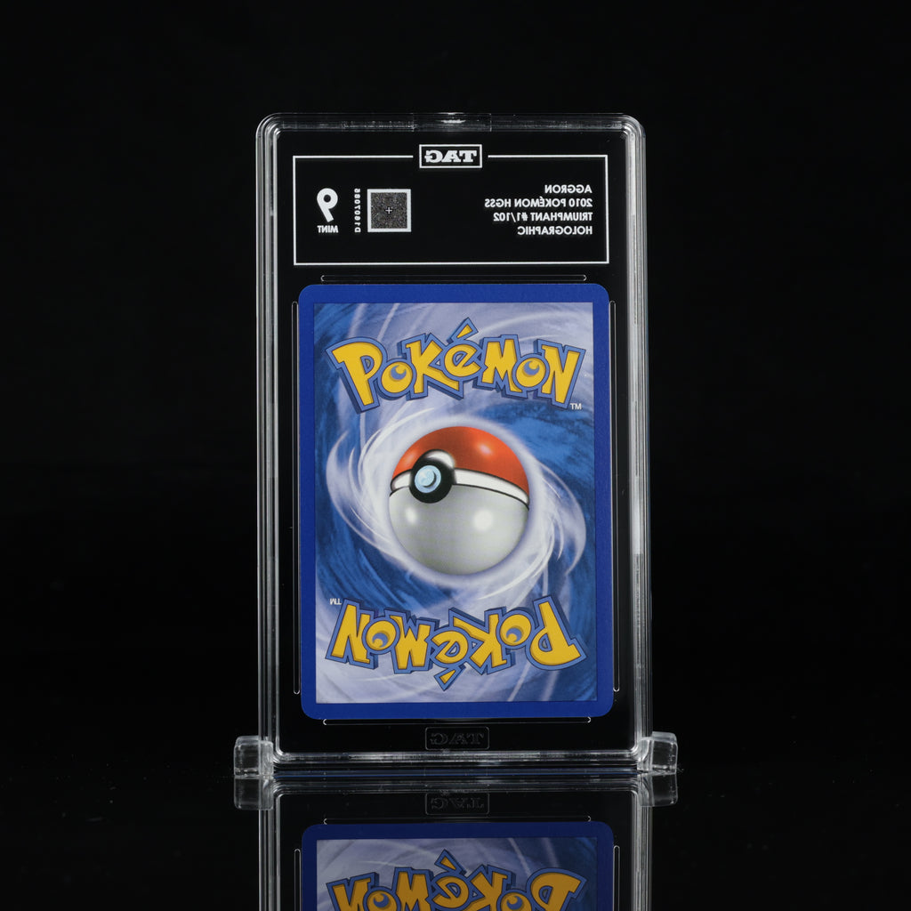 Aggron 1/102 Holo – TAG 9 Mint – 2010 Pokémon HGSS Triumphant