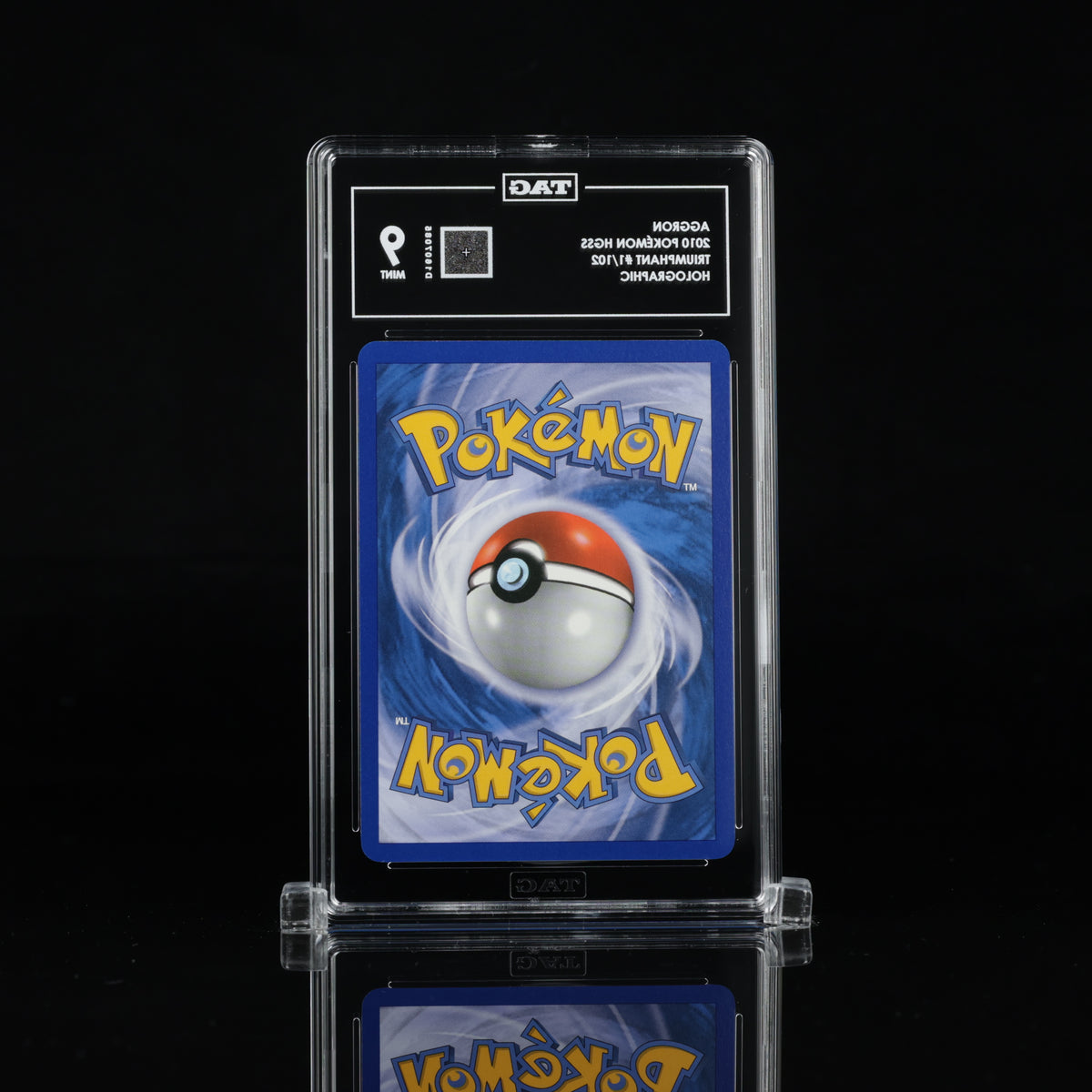 Aggron 1/102 Holo – TAG 9 Mint – 2010 Pokémon HGSS Triumphant