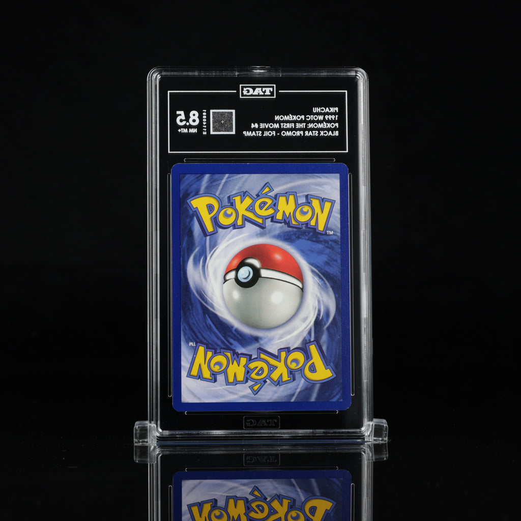 Pikachu #4 Black Star Promo – TAG 8.5 NM-MT+ – 1999 Pokémon The First Movie