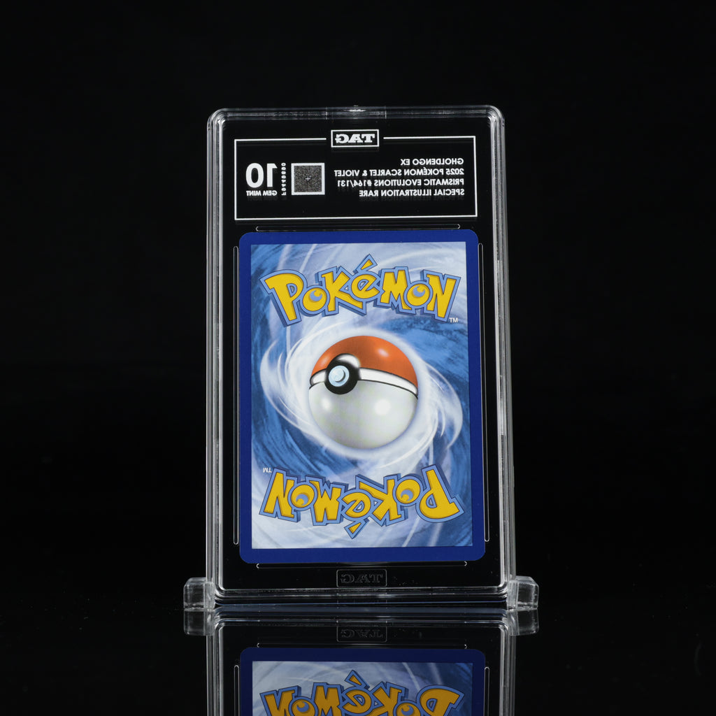 Gholdengo ex 164/131 Special Illustration Rare – TAG 10 Gem Mint – 2025 Pokémon Prismatic Evolutions