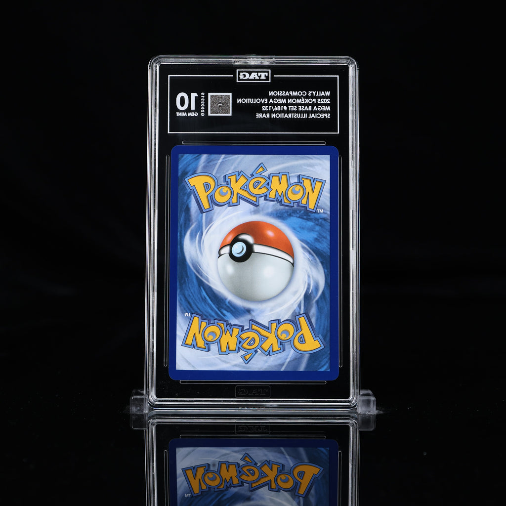 Wally’s Compassion #186/132 SIR – 2025 Pokémon Mega Evolution – TAG 10 Gem Mint