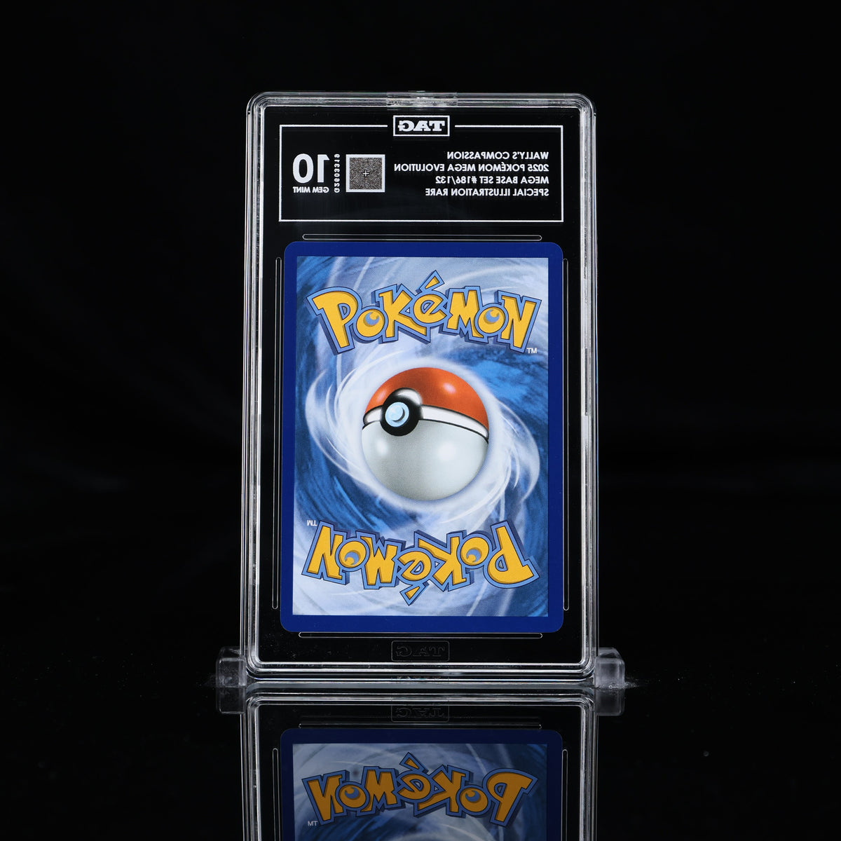 Wally’s Compassion #186/132 SIR – 2025 Pokémon Mega Evolution – TAG 10 Gem Mint