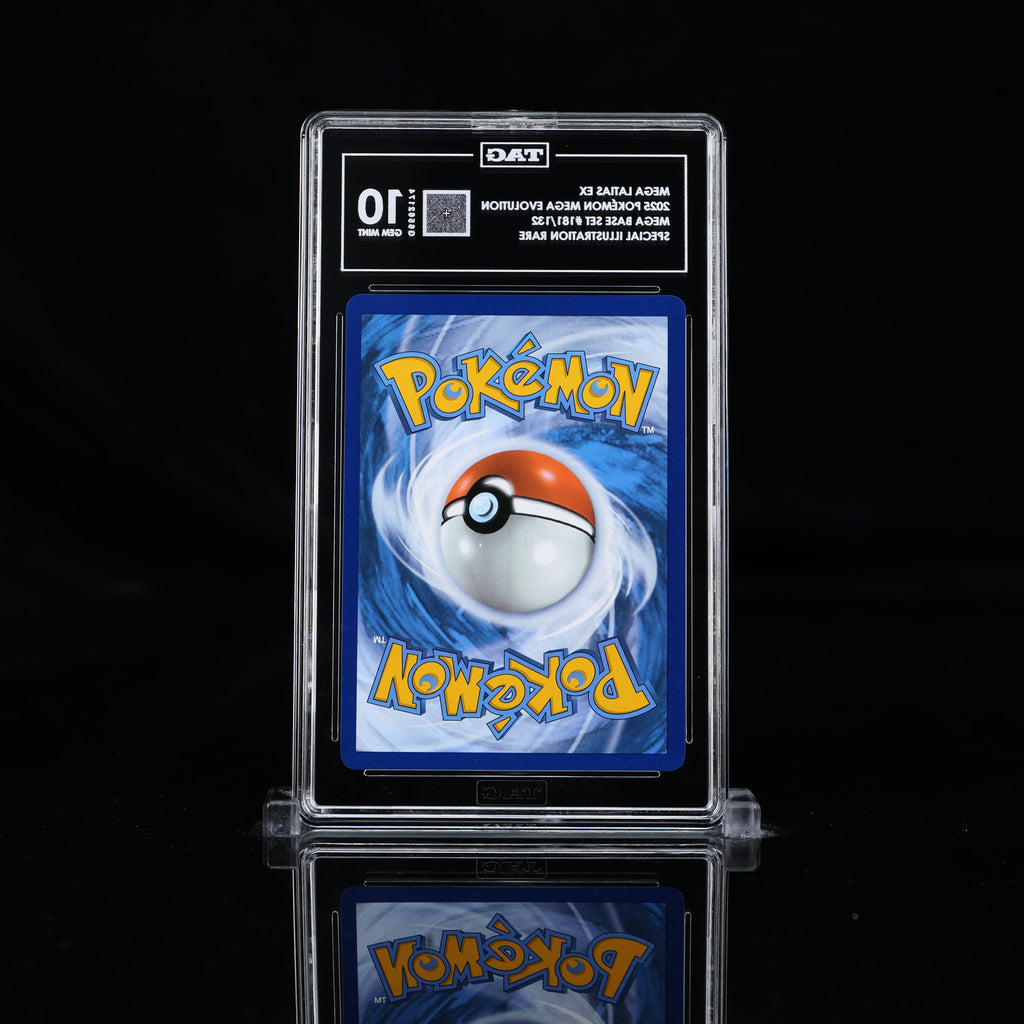 Mega Latias ex 181/132 Special Illustration Rare – TAG 10 Gem Mint – 2025 Pokémon Mega Evolution