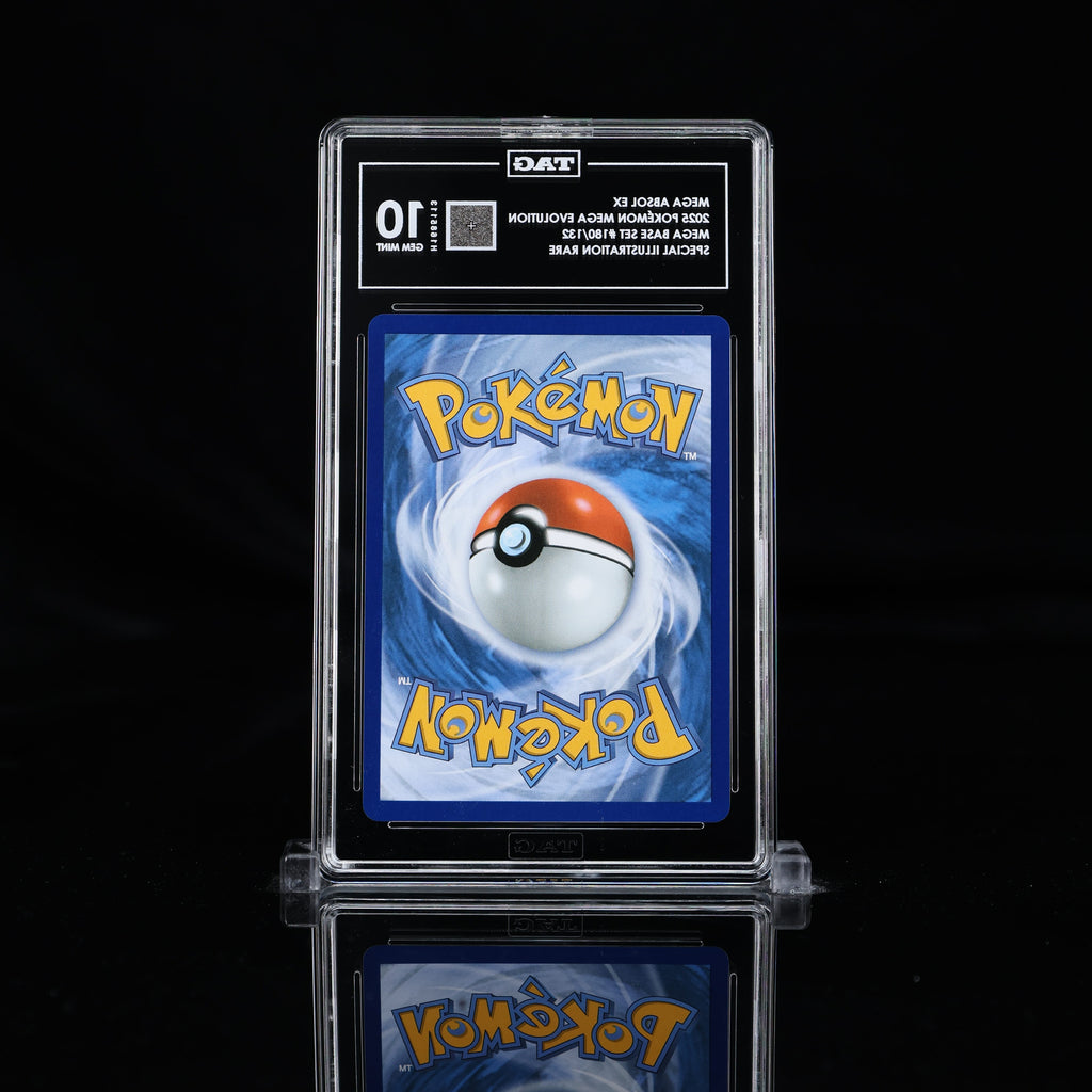 Mega Absol ex 180/132 Special Illustration Rare – TAG 10 Gem Mint – 2025 Pokémon Mega Evolution
