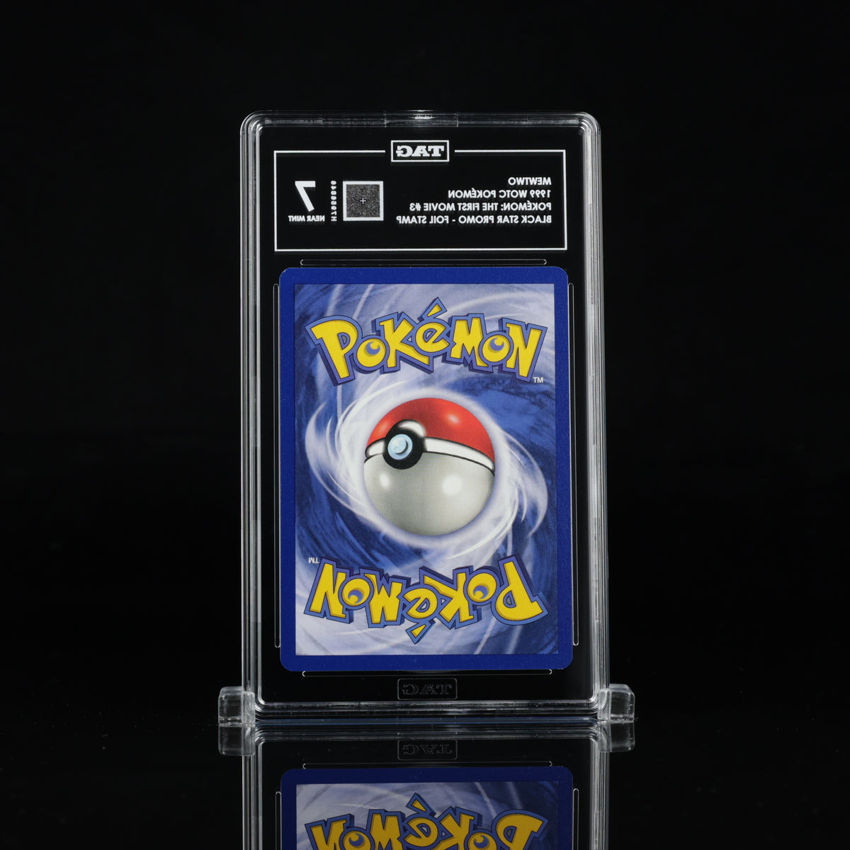 Mewtwo #3 Black Star Promo – TAG 7 Near Mint – 1999 Pokémon The First Movie