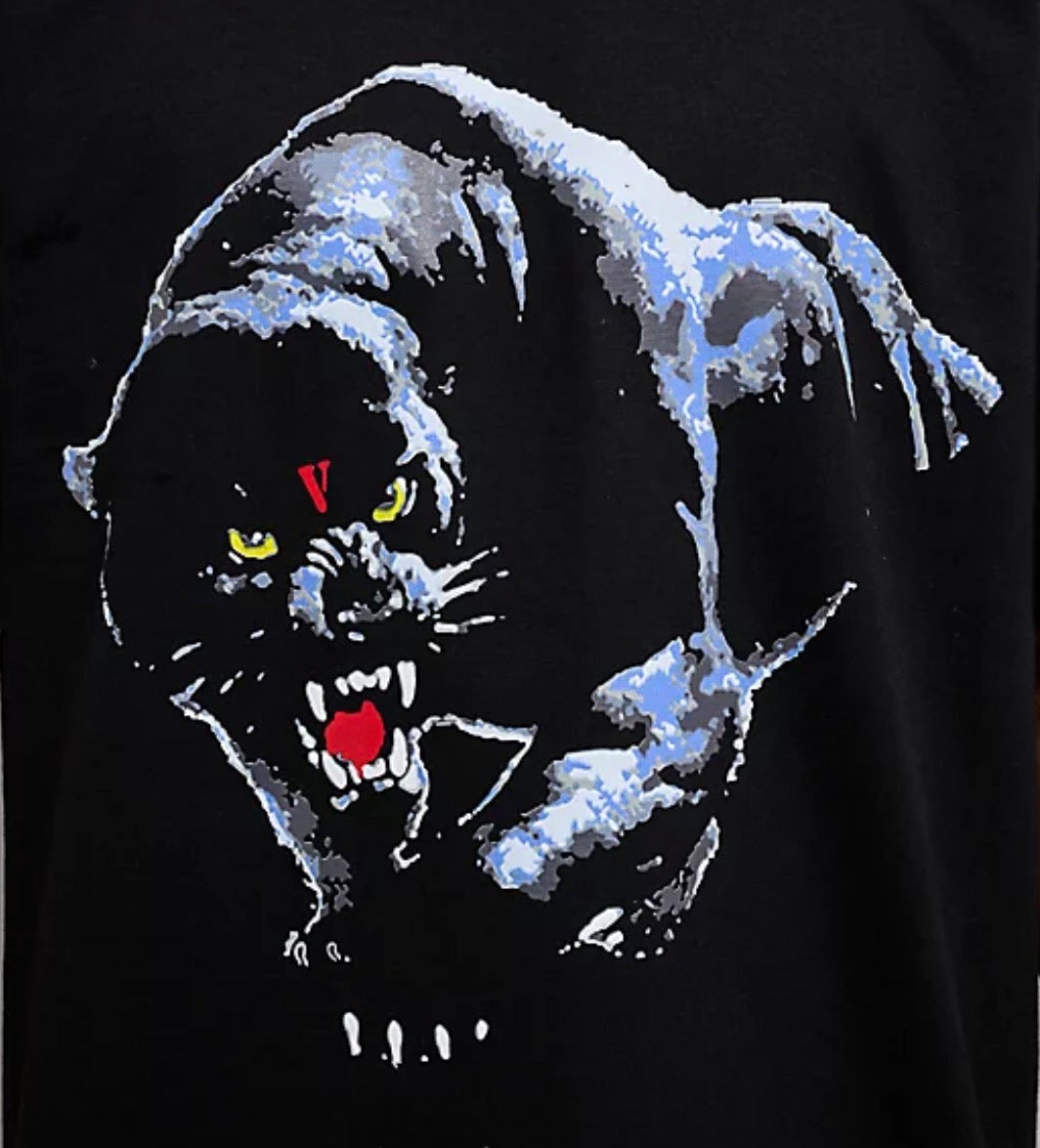 VLONE Panther Graphic Tee - Black
