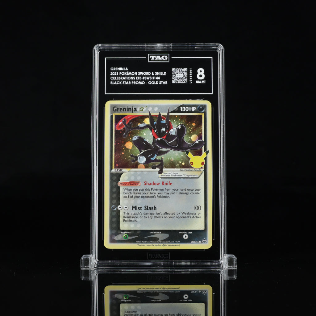 2021 Pokémon Celebrations Greninja ☆ Gold Star SWSH144 Holo – TAG 8 NM-MT