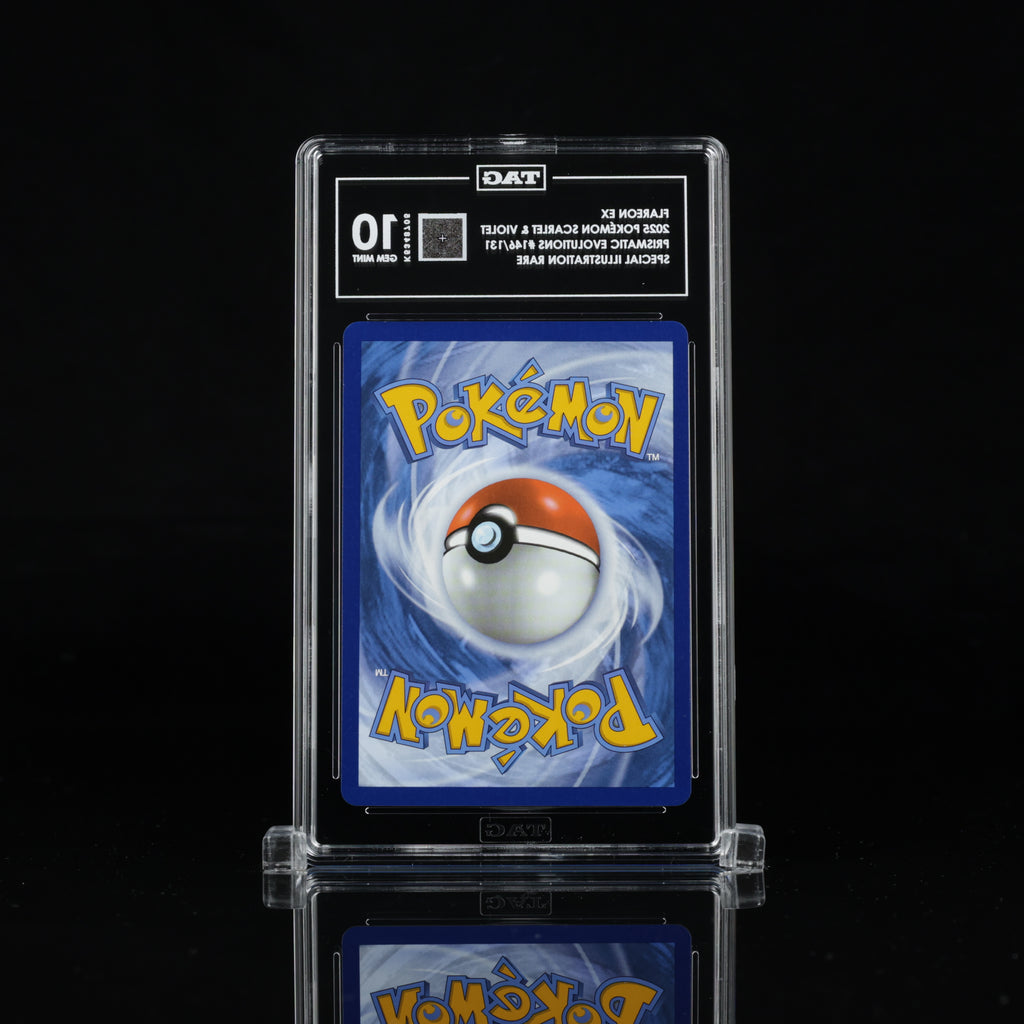 Flareon ex 146/131 Special Illustration Rare – TAG 10 Gem Mint – 2025 Pokémon Prismatic Evolutions