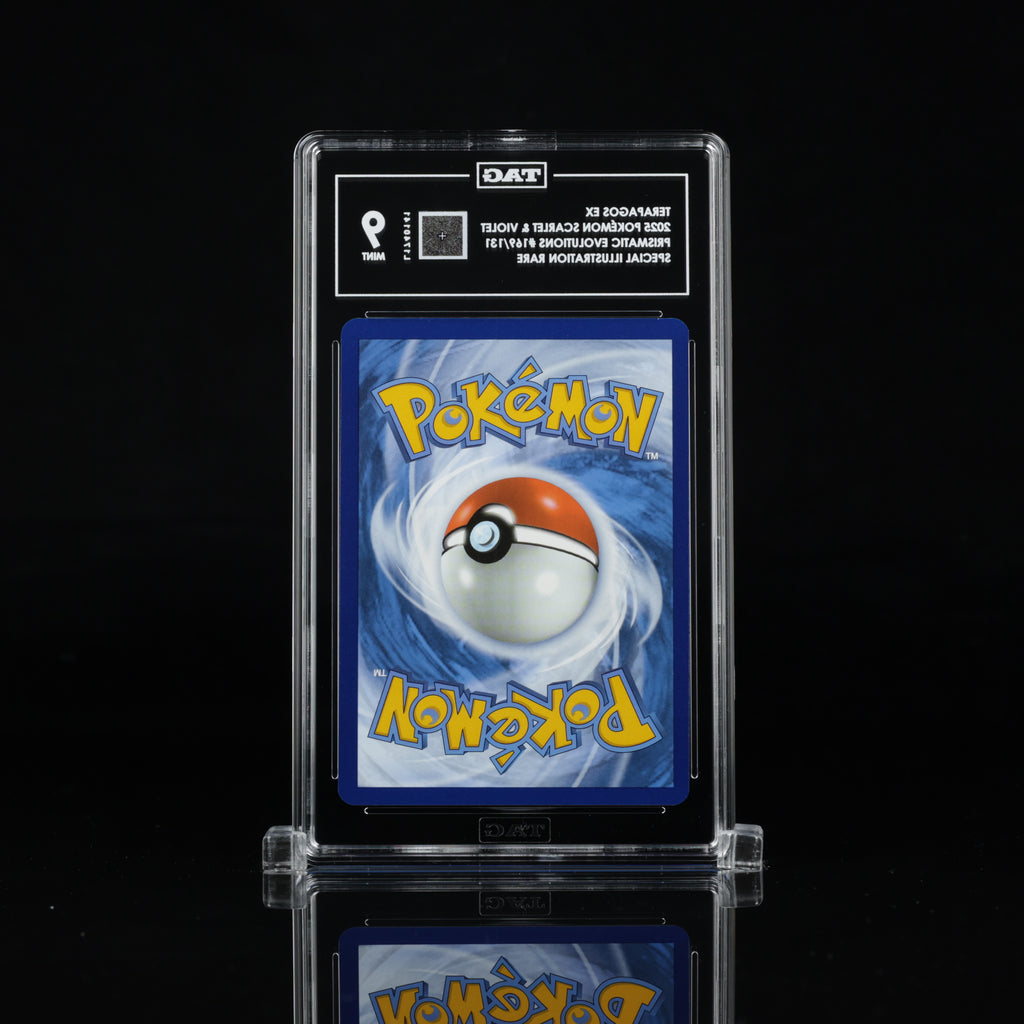 Terapagos ex 169/131 Special Illustration Rare – TAG 9 Mint – 2025 Pokémon Prismatic Evolutions