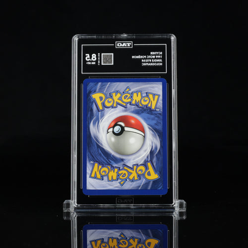 1999 Pokémon Jungle Scyther #10/64 Holo – TAG 8.5 NM-MT+