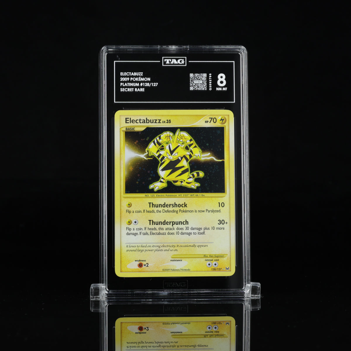 Electabuzz 128/127 Secret Rare – TAG 8 NM-MT – 2009 Pokémon Platinum