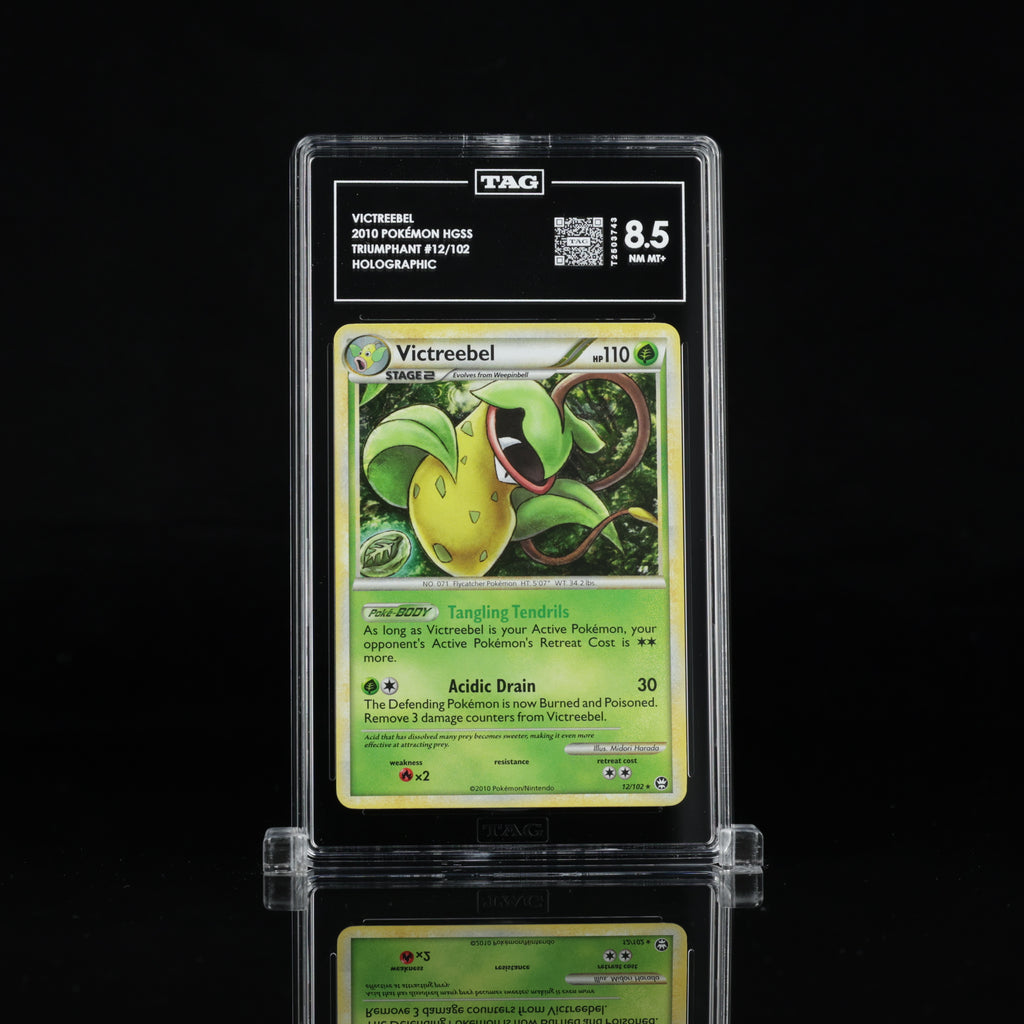 Victreebel 12/102 Holo – TAG 8.5 NM-MT+ – 2010 Pokémon HGSS Triumphant