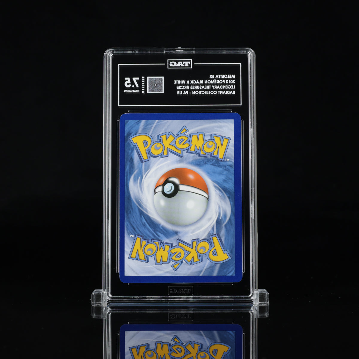 2013 Pokémon Legendary Treasures Meloetta EX RC25/RC25 Full Art – TAG 7.5 Near Mint+