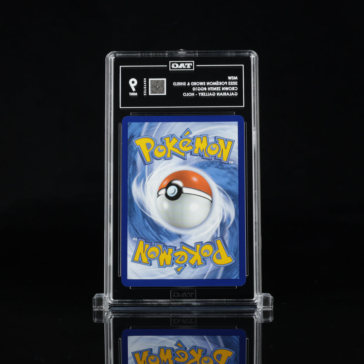 2023 Pokémon Crown Zenith Mew GG10 Galarian Gallery Holo – TAG 9 Mint