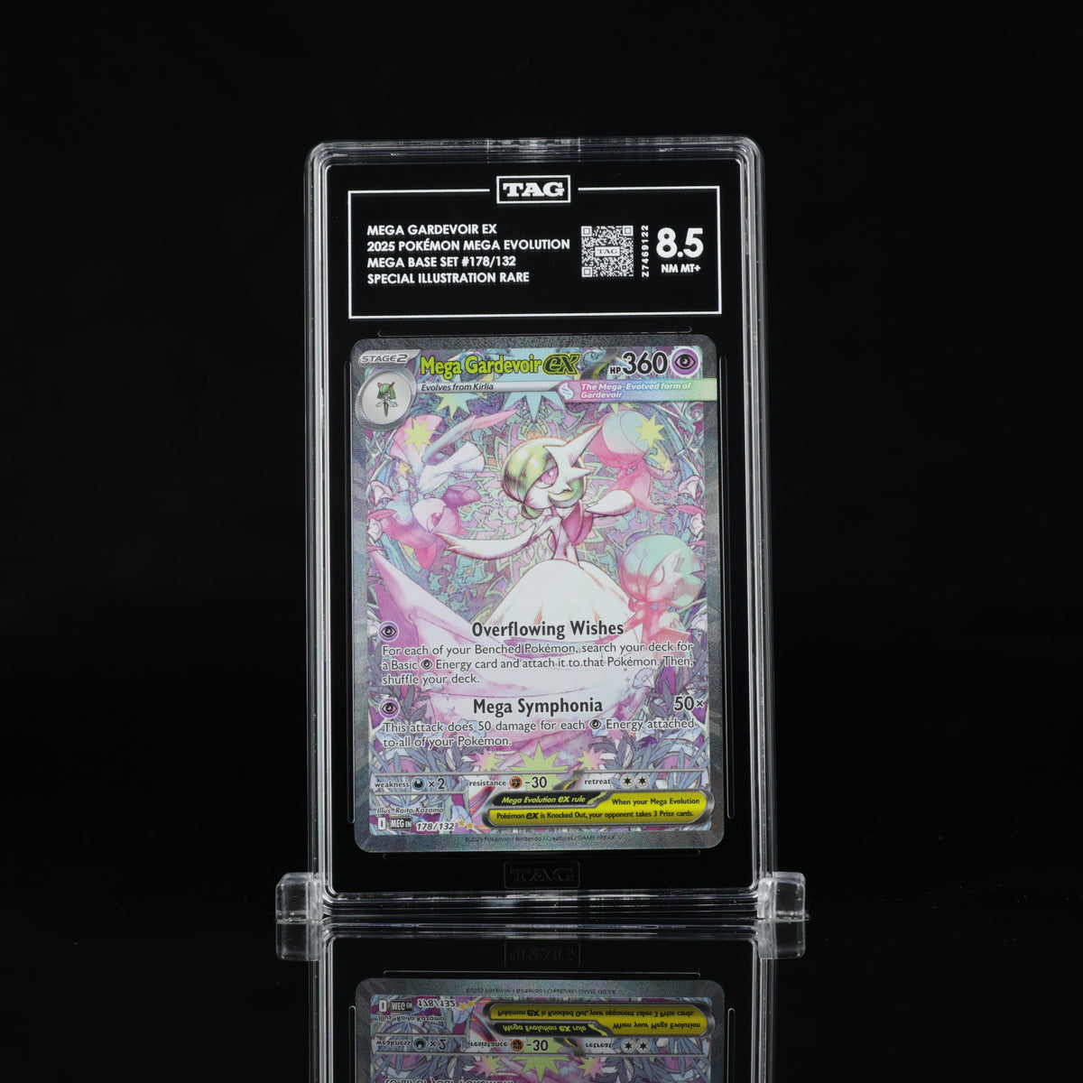 2025 Pokémon Mega Evolution Mega Gardevoir ex 178/132 SIR – TAG 8.5 NM-MT+
